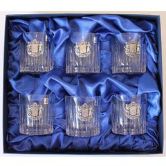 Хрустальный набор бокалов для виски Казацкая рада (6 предметов, 350 мл) PB41562