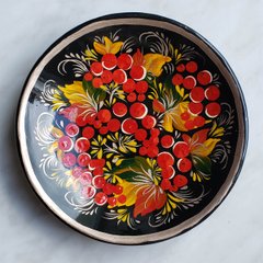 Тарелка с петриковской росписью цветочная (d-15 см) TR0469