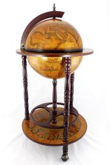Глобус-бар підлоговий на 3-х ніжках 36 см сфера, коричневий (46 x 46 x 90 см) 36001R