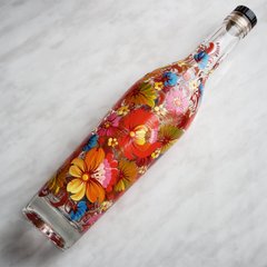 Бутылка с петриковской росписью (0,5 л) IS050