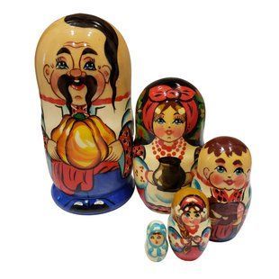 Матрьошка "Українець", 5 ляльок (h-12,5 см) MU079