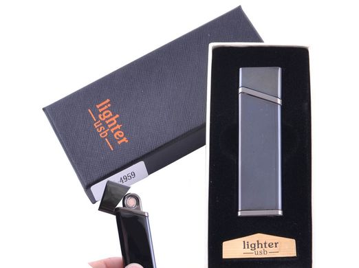 USB зажигалка в подарочной упаковке Lighter (Спираль накаливания) XT-4959-2