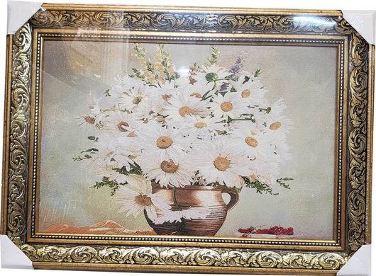 Гобеленова картина "Ваза з квітами" (49 x 67 см) GB022