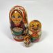 Матрьошка "Українка", 3 ляльок (h-8,5 см) MU057