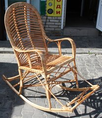Крісло-качалка з лози (120 x 65 x 120 см) KK005